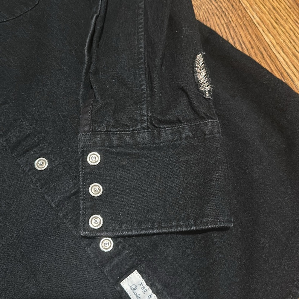 *Rare* Vintage Rag And Bone Button Up - image 6